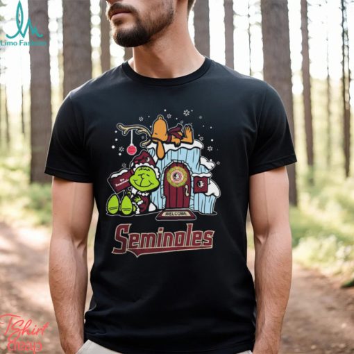 Florida Seminoles Grinch Nuts Welcome Christmas 2023 T shirt