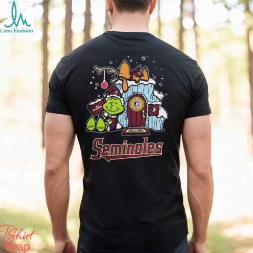 Florida Seminoles Grinch Nuts Welcome Christmas 2023 T shirt