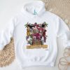 Christmas Cows With Santa Hat And Christmas Light Shirt
