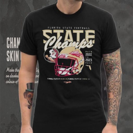 Florida State Seminoles 2023 State Champs Back To Back Helmet shirt