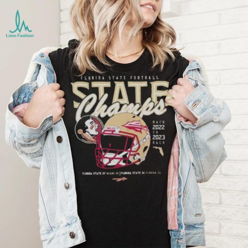 Florida State Seminoles 2023 State Champs Back To Back Helmet shirt