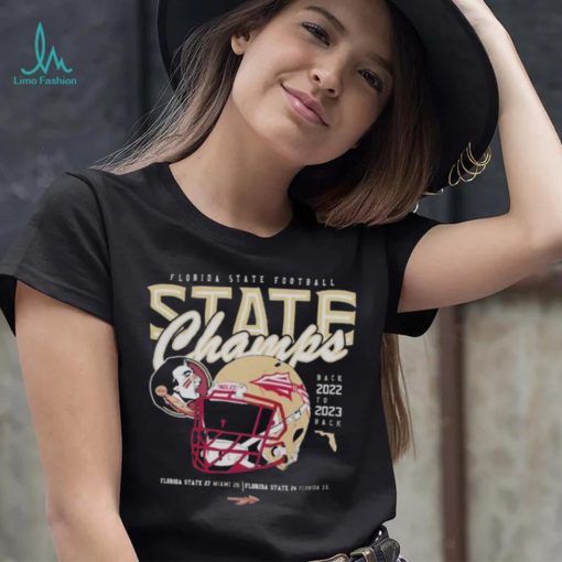 Florida State Seminoles 2023 State Champs Back To Back Helmet shirt