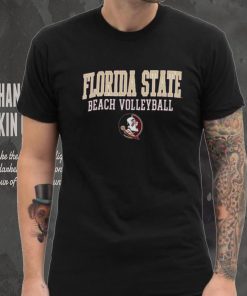 Florida State Seminoles Champion Stacked Beach Volleyball T Shirt