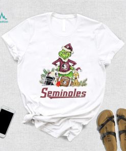 Florida State Seminoles Grinch and Max dog funny Christmas shirt