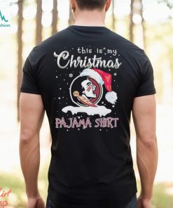Florida State Seminoles Logo Santa Hat This Is My Christmas Pajama Shirt, hoodie, sweater, long sleeve and tank top Florida State Seminoles Logo Santa Hat This Is My Christmas Pajama Shirt