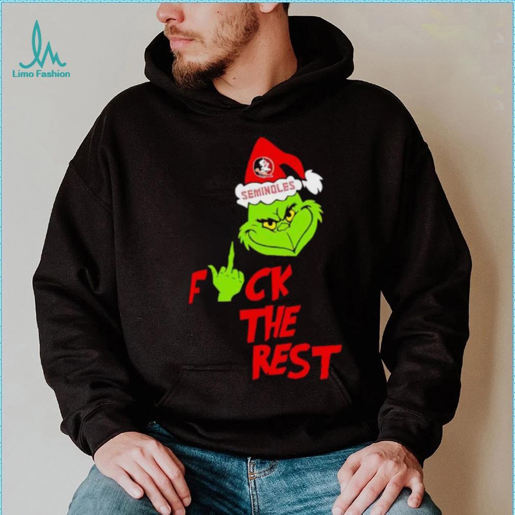 Florida State Seminoles Santa Grinch fuck the rest shirt Florida State Seminoles Santa Grinch fuck the rest shirt