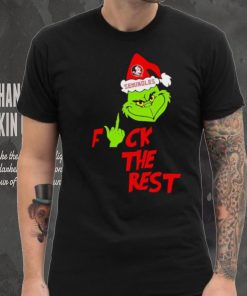 Florida State Seminoles Santa Grinch fuck the rest shirt, hoodie, sweater, long sleeve and tank top Florida State Seminoles Santa Grinch fuck the rest shirt