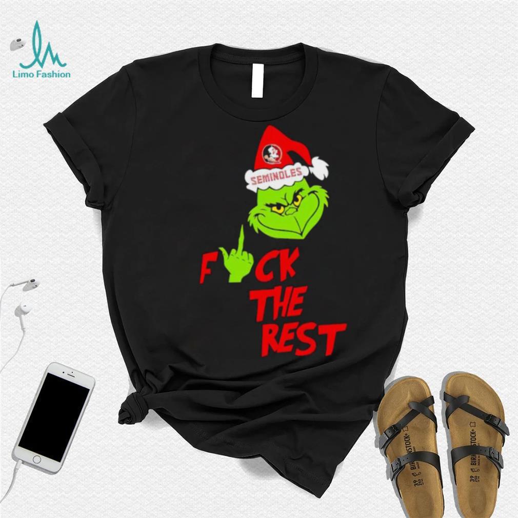 Florida State Seminoles Santa Grinch fuck the rest shirt Florida State Seminoles Santa Grinch fuck the rest shirt