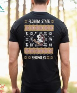 Florida State Seminoles Seminole Head Ugly Christmas Shirt