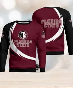 Florida State Seminoles Simple Vintage 3D Sweater Christmas Gift For Fans