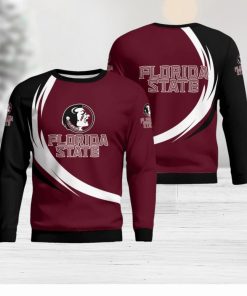 Florida State Seminoles Simple Vintage 3D Sweater Christmas Gift For Fans