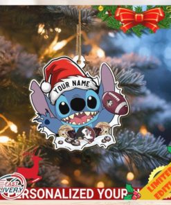 Florida State Seminoles Stitch Christmas Ornament NCAA Custom With Stitch Ornament