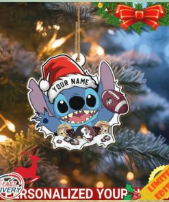 Florida State Seminoles Stitch Christmas Ornament NCAA Custom With Stitch Ornament