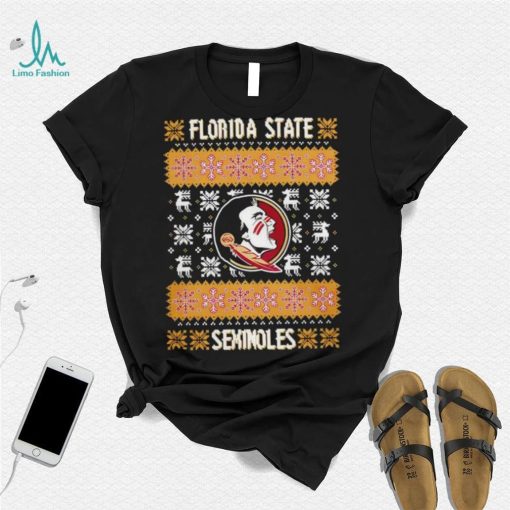 Florida State Seminoles logo ugly Christmas Classic T shirt