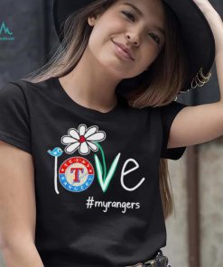 Flower bird love my Rangers shirt