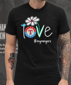 Flower bird love my Rangers shirt