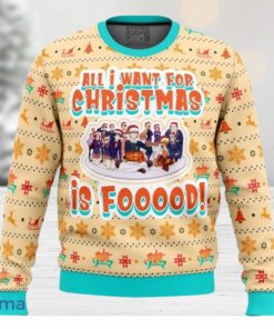 Food Wars Culinary Academy Ugly Christmas Sweater Gift For Men And Women