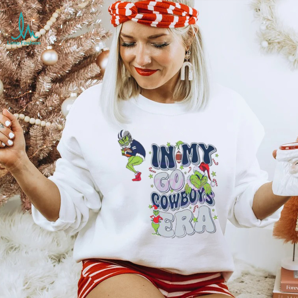 Football Santa Grinch In My Go Cowboys Era T shirt Football Santa Grinch In My Go Cowboys Era T shirt