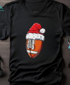 Football Wearing Noel Hat Christmas Football Classic T Shirt