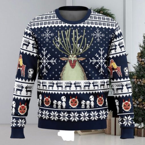 Forest Spirit Princess Mononoke Ugly Christmas Sweater