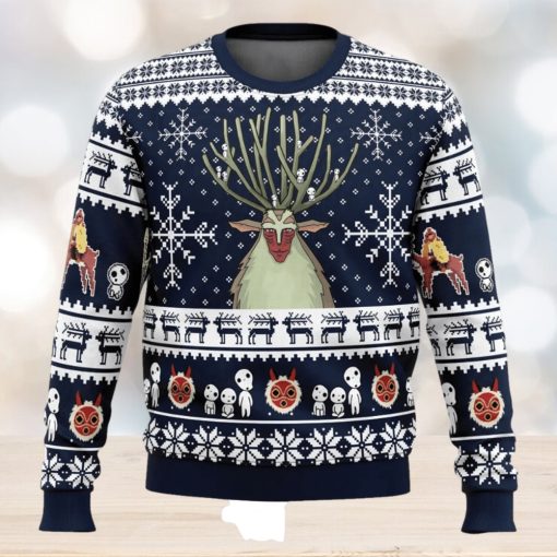 Forest Spirit Princess Mononoke Ugly Christmas Sweater