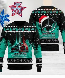 Formula One Team Mercedes AMG Petronas 3D Christmas Sweater 2023