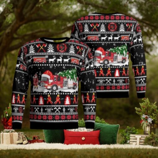 Fort Montgomery, New York, Fort Montgomery Fire District Aop Ugly Sweater Family Gift