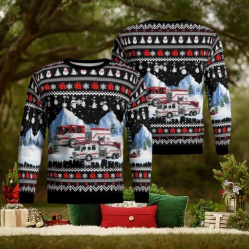 Fort Smith, Arkansas, Fort Smith Fire Department Aop Ugly Sweater Family Gift