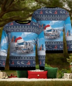 Fort Worth, Texas, Fort Worth Fire Department Christmas Aop Ugly Sweater Family Gift