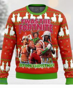 Fortnite Twas Night Ugly Christmas Sweater Gift For Men And Women