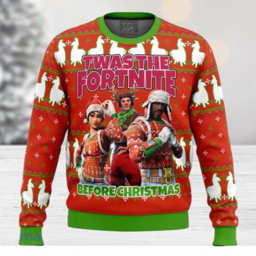 Fortnite Twas Night Ugly Christmas Sweater Gift For Men And Women