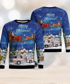 Foxborough, Massachusetts, Foxborough Fire Department Aop Ugly Sweater Family Gift