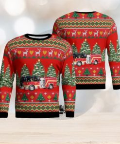 Framingham, Massachusetts, Framingham Fire Department Aop Ugly Sweater Family Gift