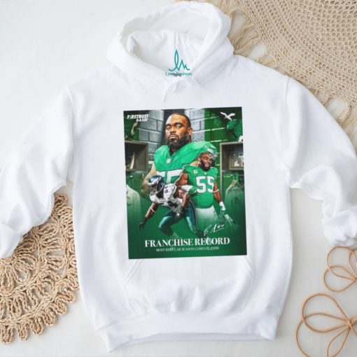 Franchise Record Most Regular Season Games Played Signature Poster shirt
