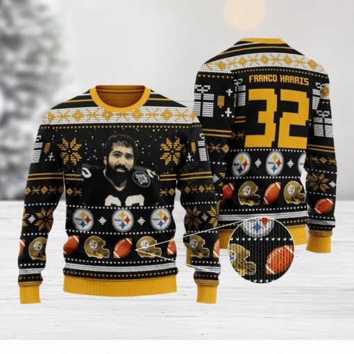 Franco Harris pittsburgh steelers NFL Ugly Christmas 3D Sweater For Men And Women