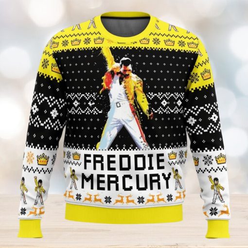 Freddie Mercury Queen Ugly Christmas Sweater