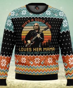 Free Fallin’ Tom Petty Ugly Christmas Sweater