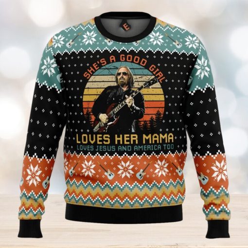 Free Fallin’ Tom Petty Ugly Christmas Sweater