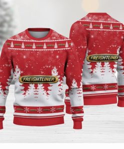 Freightliner Logo Wearing Santa Hat Christmas Gift Ugly Christmas Sweater Christmas Gift Ideas