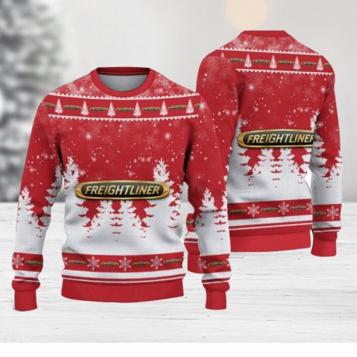 Freightliner Logo Wearing Santa Hat Christmas Gift Ugly Christmas Sweater Christmas Gift Ideas