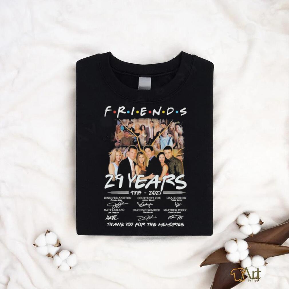 Friends 29 years 1994 2023 thank you for the memories signatures shirt Friends 29 years 1994 2023 thank you for the memories signatures shirt