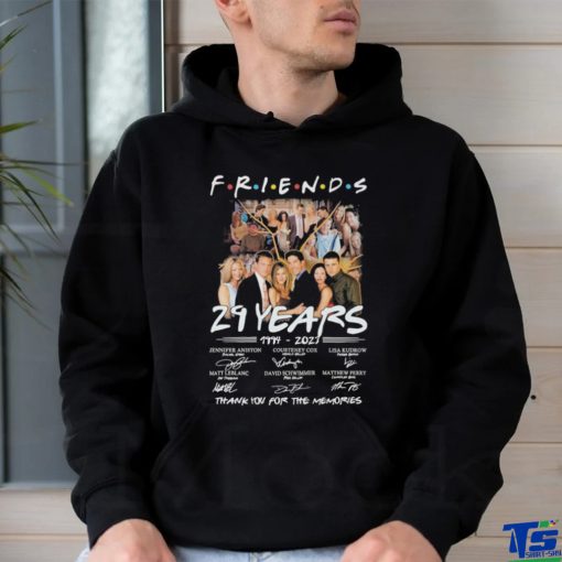 Friends 29 years 1994 2023 thank you for the memories signatures shirt