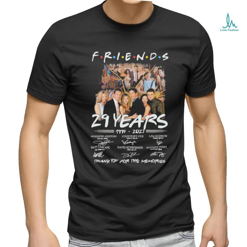 Friends 29 years 1994 2023 thank you for the memories signatures shirt Friends 29 years 1994 2023 thank you for the memories signatures shirt