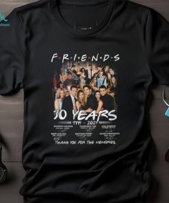 Friends 29th Anniversary Thank You For The Memories Signatures T Shirt