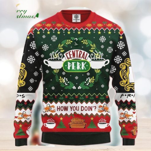 Friends Central Perk Ugly Christmas Sweater