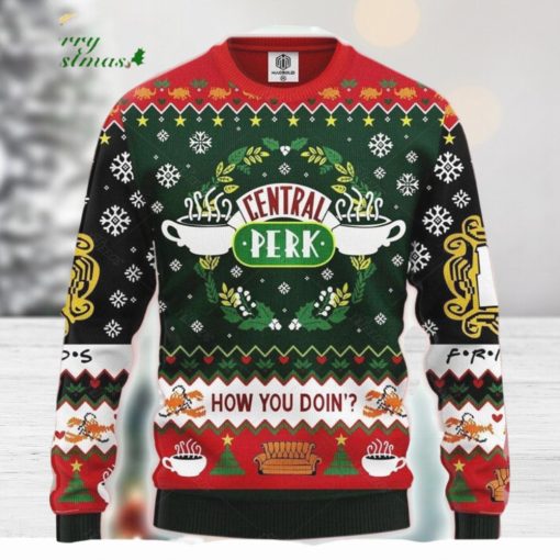 Friends Central Perk Ugly Christmas Sweater