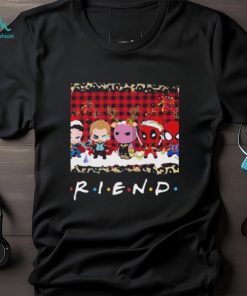 Friends Marvel Chibi Characters Christmas Shirt