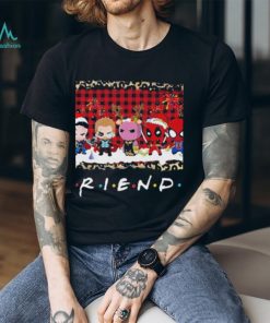 Friends Marvel Chibi Characters Christmas Shirt