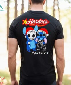 Friends Santa Jack Skellington and Grinch Hardee’s shirt, hoodie, sweater, long sleeve and tank top Friends Santa Jack Skellington and Grinch Hardee’s shirt
