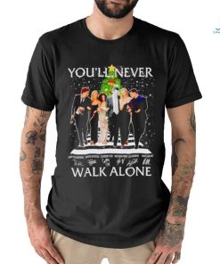 Friends Tv show Abbey Road you’ll never walk alone Christmas shirt